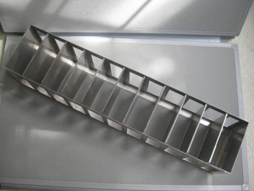 11-Shelf Stainless Steel Vertical Freezer Rack 2&#034; Standard Box (5.3&#034;x5.3&#034;x2.3&#034;)