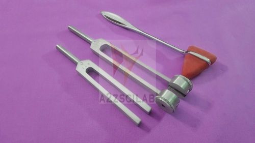 Set of 3 pcs Reflex Taylor Percussion Hammer Tuning Forks c128 512 cps