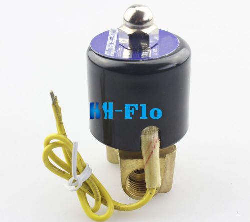 New 1/4&#034; AC220V Brass BSP Electrical Normally Closed Solenoid Valve