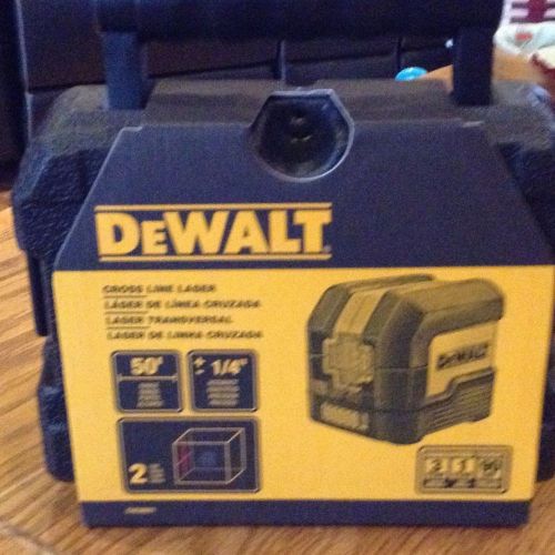 Dewalt 50&#039; cross-line laser level dw08801 brand new nip for sale