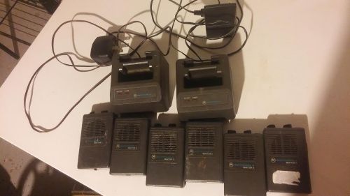 Lot of 6 Motorola Minitor II Emergency Services Pagers