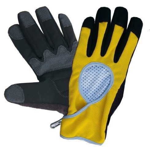 Womanswork 812m performance glove with toughtek, yellow, medium for sale