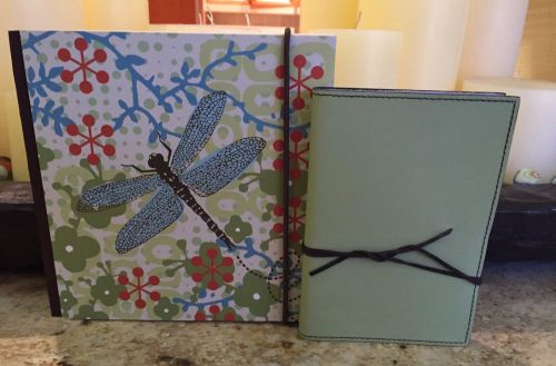 World of Journals Square Dragonfly Journal and Matching Address Book New