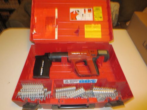 Hilti DX-A41 Powder Actuated Fastening Systems Nail Gun Kit With Case
