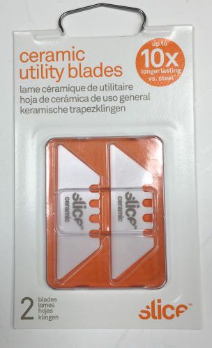 Slice ceramic utility blades pack of 2 10524 plus stanley safety&#039;s knife 10-189 for sale