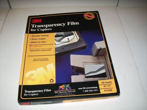 3M TRANSPARENCY FILM FOR COPIERS LOT OF 2