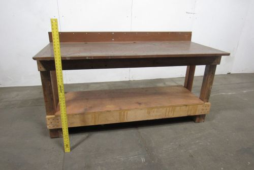 Copper topped work bench station unique table .062 copper over 1/4&#034; steel for sale