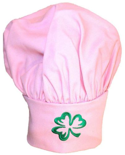 Shamrock Chef Hat Luck of the Irish Clover St. Patrick&#039;s Day Get Pink Now!