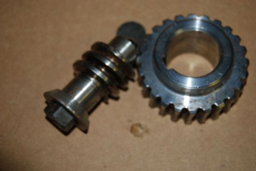 Miehle Press Blanket tightening gear. ball and worm assembly