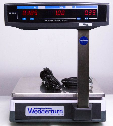 Wedderburn Digital Computing Scale DS-788 Teraoka Seiko 240V 30Kg Trade Approved