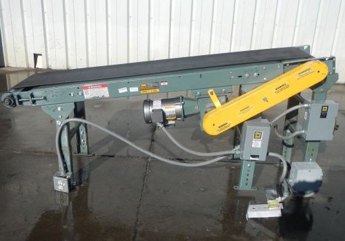 Hytrol ta 6&#039; electric automated box conveyor w 2 roller tops for sale