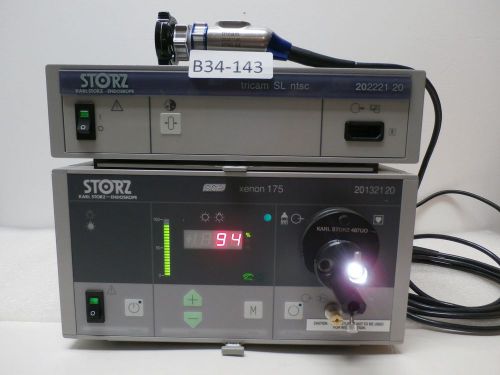 Storz Tricam 20221140 NTSC Camera Head 20222120 Console &amp;20132120 XENON 175