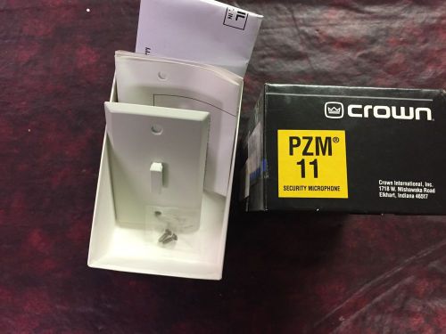 CROWN INTERNATIONAL PZM11 SECURITY MICROPHONE- NEW
