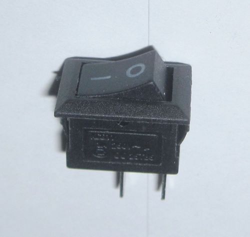 10pcs Rocker Switch Black, 2 Pin On Off (SPST) AC 125V 6A AC 250V 3A US Seller