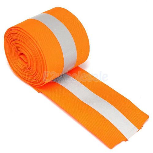 3 Meters Silver Reflective Tape Safty Strip Non Adhesive Sew-on Lime Fabric