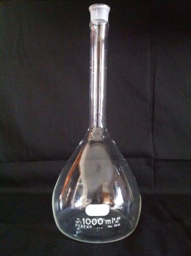 Pyrex / kimax boiling flask, 1000ml, (5641) for sale