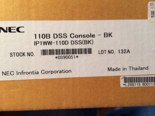 NEC 110B DSS CONSOLE-BK Aspire 110-Button Console