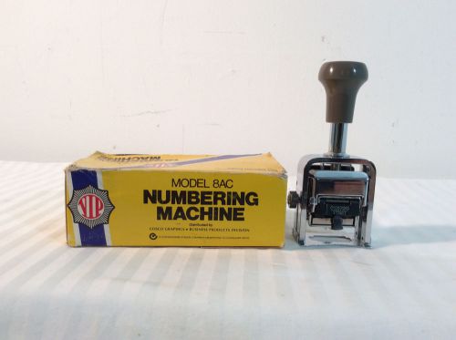 V.I.P Numbering Machine Model 8AC By Cosco Graphics &amp; Business Products Division