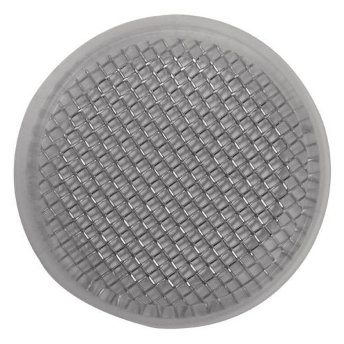 Platinum silicone sanitary tri-clamp screen gasket, clear - 2&#034; w/ 10 mesh for sale