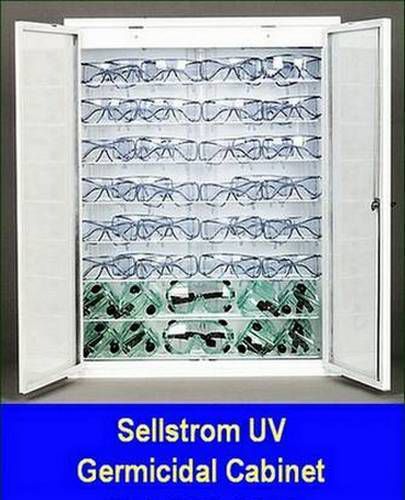 Sellstrom uv germicidal cabinet - eyeglasses, face piece, microscope, goggles for sale