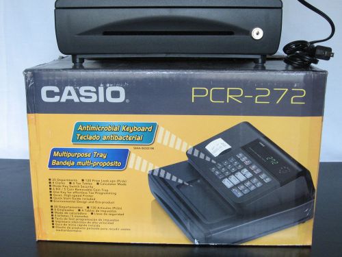 Cash Register Casio PCR-272 with Keys, Quick Start Guide &amp; Manual Link
