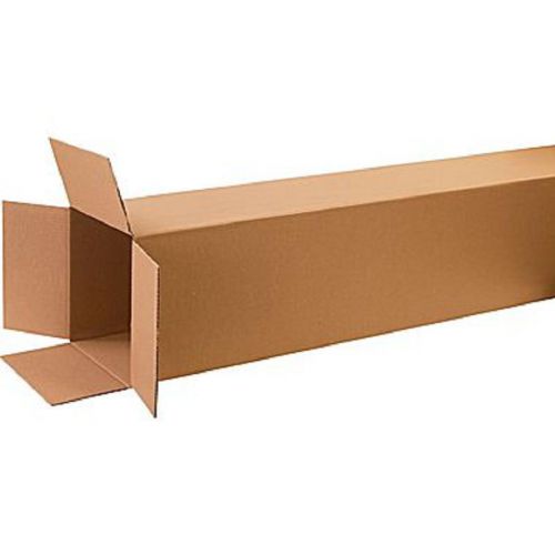Corrugated cardboard tall shipping storage boxes 12&#034; x 12&#034; x 60&#034; (bundle of 10) for sale