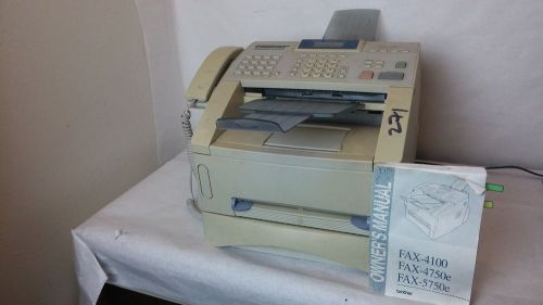 Brother ppf4750e intellifax 4750e laser fax printer usb delivery or free pickup! for sale