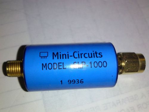 Low pass filter 1000 mhz 50 ohm sma mini circuits slp-1000 brand new for sale