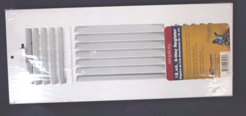 Accord  12&#034; x 4&#034;  3-way supply ceiling/wall register for sale