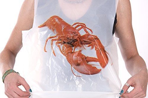 EZ-Sheller 12 Pack Disposable Lobster Bibs 12 Pack Disposable Lobster Bibs