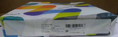 Via Vellum Heavyweight Cardstock 100 lb Cover Cool White 90-bright 8.5&#034;x11&#034; 1...