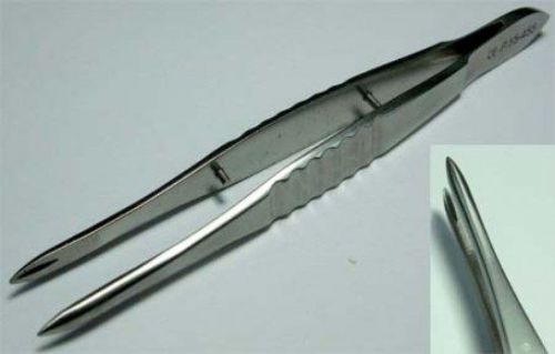 55-455, moorfield suturing forceps stainless steel. for sale