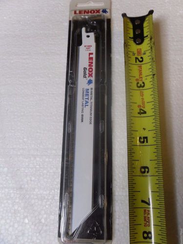 LENOX 818G Gold Blade 8 IN x 18 TPI Reciprocating Blade 5 Pack FREE SHIP!
