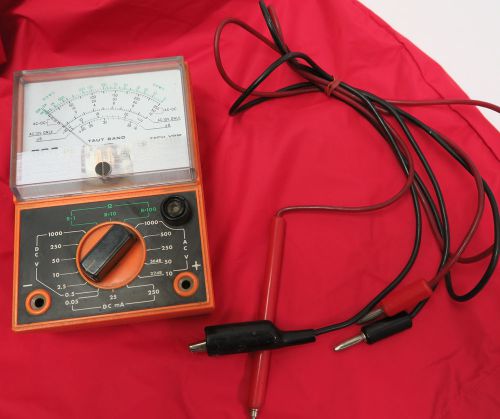 RCA OHMS Taut Band Tech VOM WV-547A Meter with Probes Made in Japan