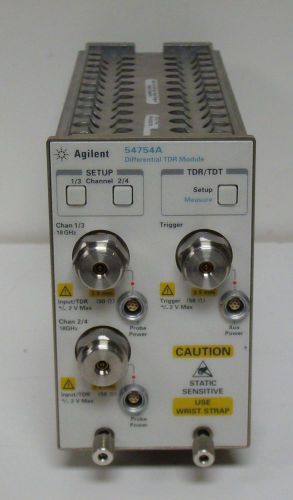 Agilent 54754a differential tdr module for sale