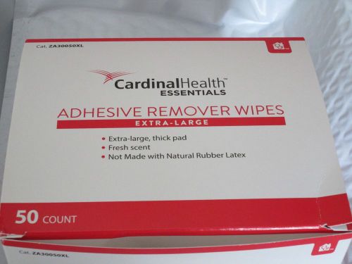 Cardinal Health Extra-Large Adhesive Remover Wipe 4&#034; x 4-3/4&#034; Part No. 40298 Qty
