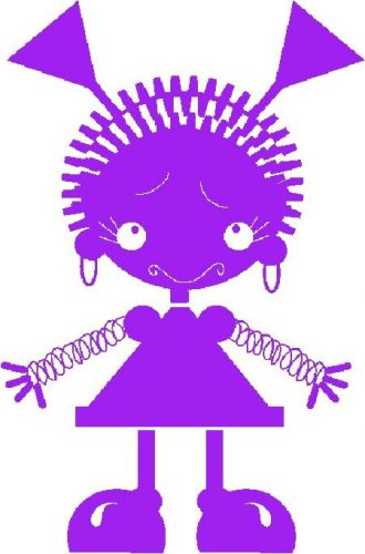 30 Custom Purple Robot Girl Personalized Address Labels