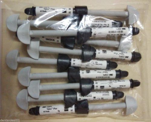 10 x 3M ESPE Valux Plus Composite Syringe Restorative Material A1 A2 A3