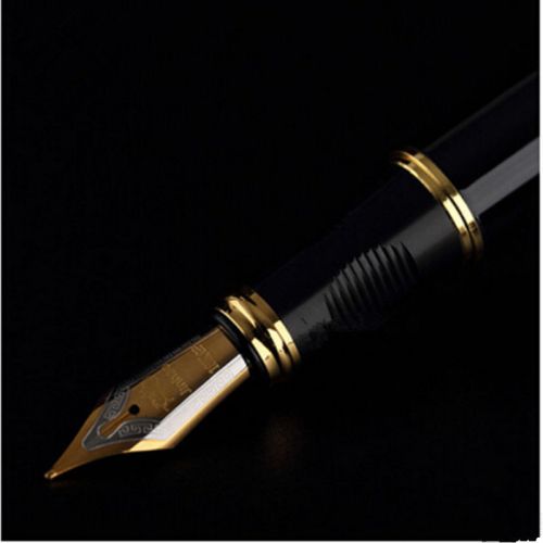 Black Gift Business Gold Fountain Medium JinHao X450 Pen Nib