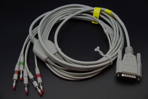5 leads cable for edan veterinary ecg/ekg ve-1010, ve-100, ve-300 for sale