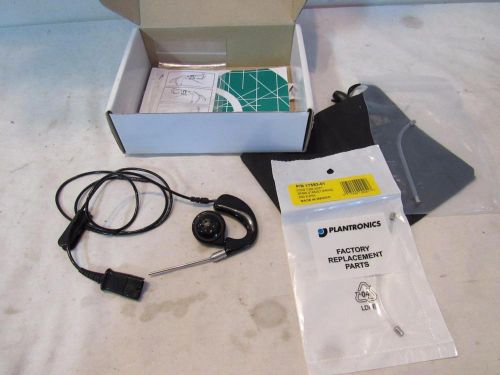 Plantronics H41 Mirage Wireless Headset w/ M22 Amplifier bag users guide tubes