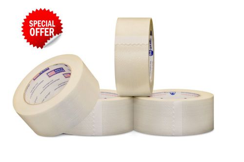980 rolls 3/8&#034;x 60 yd filament strapping tape w/ expedited shipping for sale