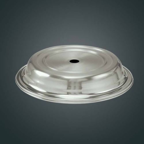 PLATE COVER 11&#034;-11.5&#034; STAINLESS STEEL HOTEL RESTAURANT BANQUET HEAVY DUTY USED