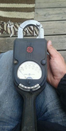 General Electric 8AK1AAA1 Vintage GE AC Volt Ammeter 1940&#039;s
