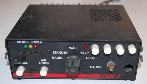Code 3 Lights &amp; Siren Control Box