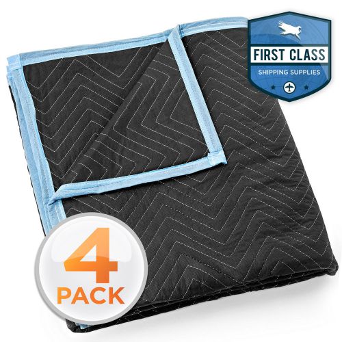 Moving Blankets Padded Furniture Pads 4 Pack 72&#034; x 80&#034; 65 lbs
