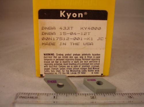 DNGA 433T KY4000 KENNAMETAL Ceramic  Inserts (5pcs) New&amp;Original