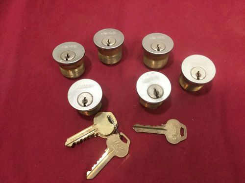 Corbin Russwin 1 1/8&#034; Mortise Cylinders, Set of 6 - Locksmith