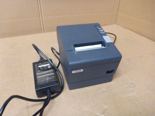 Epson TM T88IV Dark Grey POS Receipt Printer M129H with ac adapter