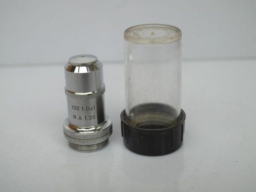 Microscope 100 x Oil N.A.1.30 Objective lens Case easy to use